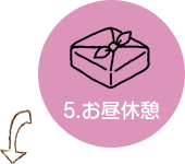 ５．お昼休憩